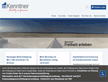 Tablet Screenshot of kenntner.de